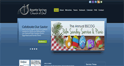 Desktop Screenshot of boyettespringschurch.org